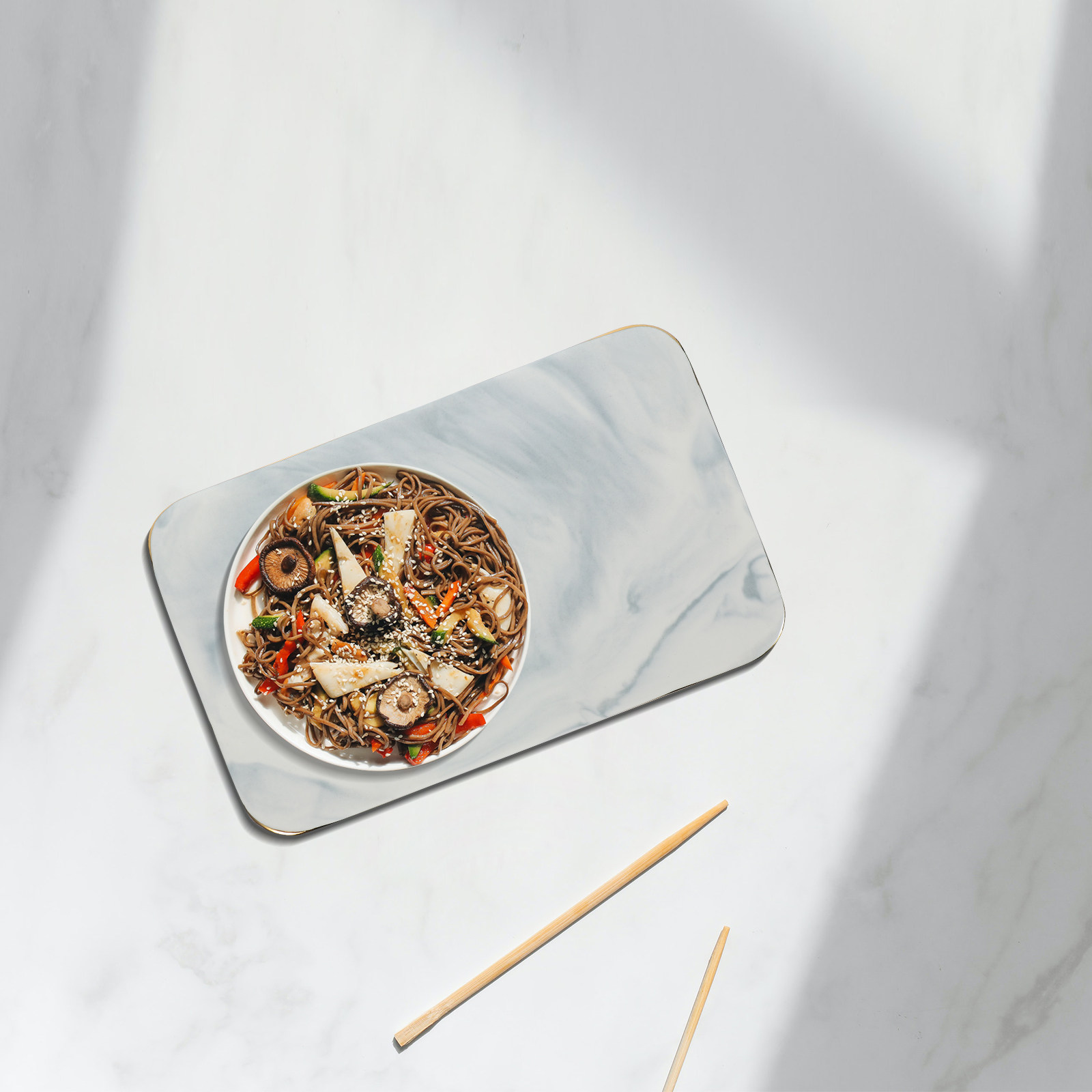 Marble Serving Board - Bandeja de mármol para servir, tabla
