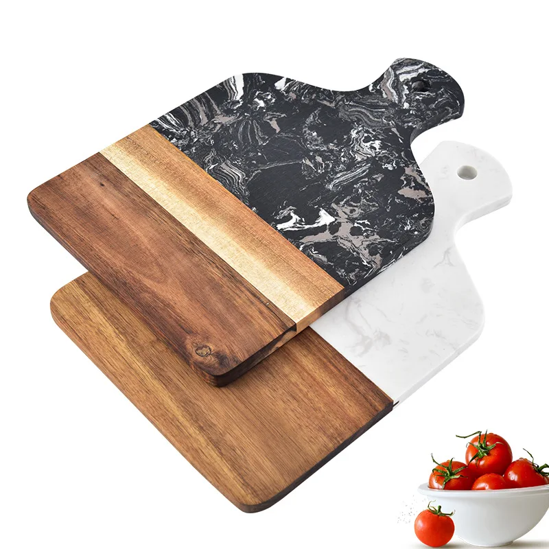 Tabla de cortar de cocina de m - Marble Serving Board reseña y precio