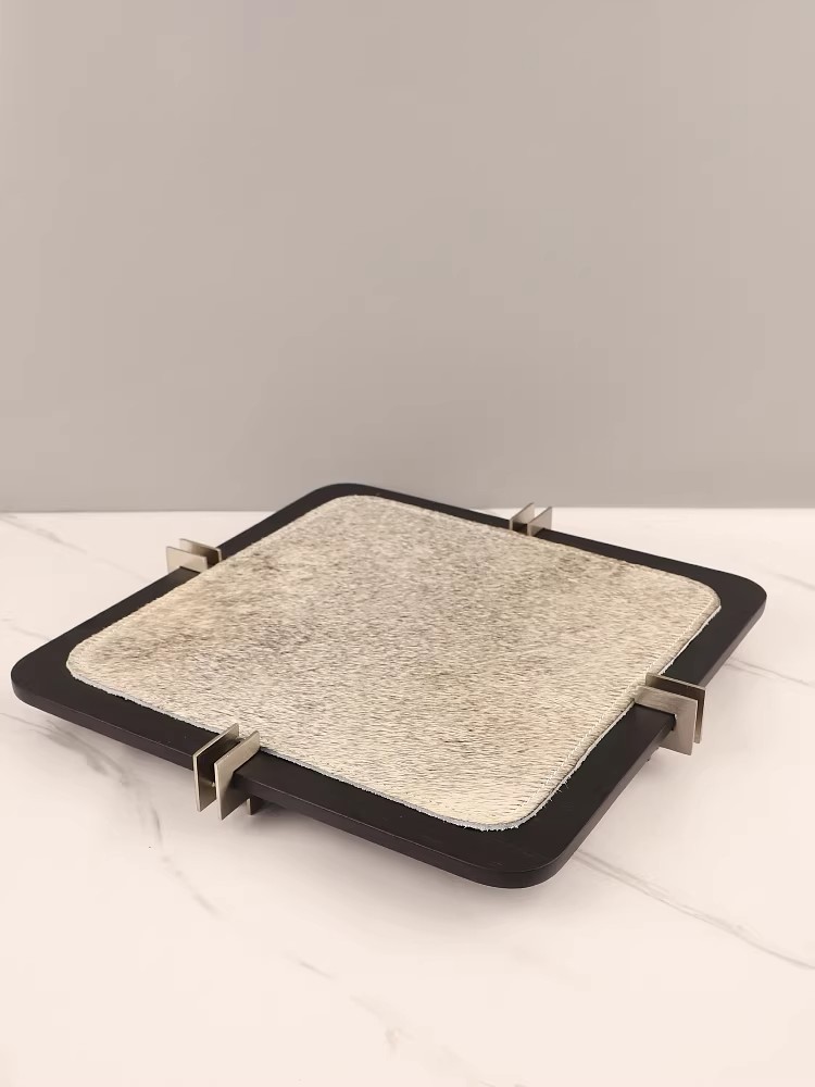 Bandeja de Metal de cuero y pe - Marble Serving Board reseña y precio