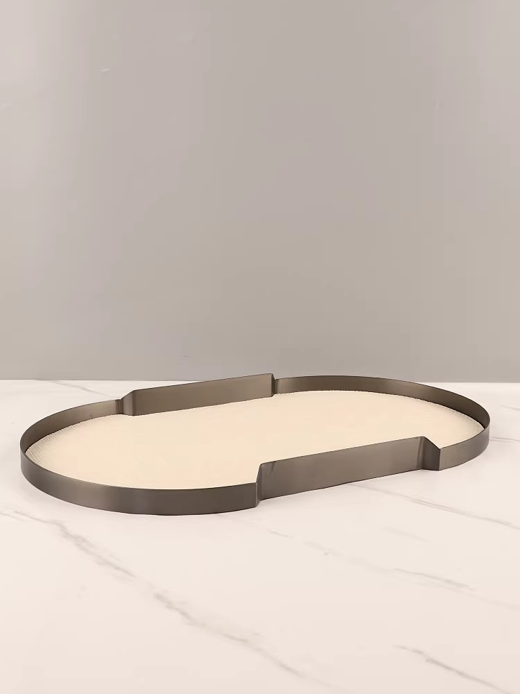 Bandeja de Metal de cuero y pe - Marble Serving Board reseña y precio