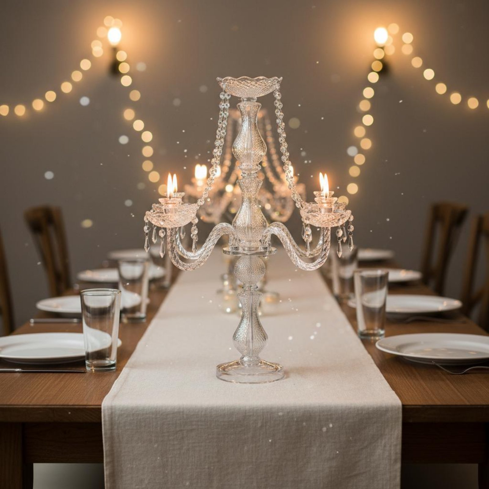 Candelabro de Cristal Elegante - Scented Candle Luxury reseña y precio