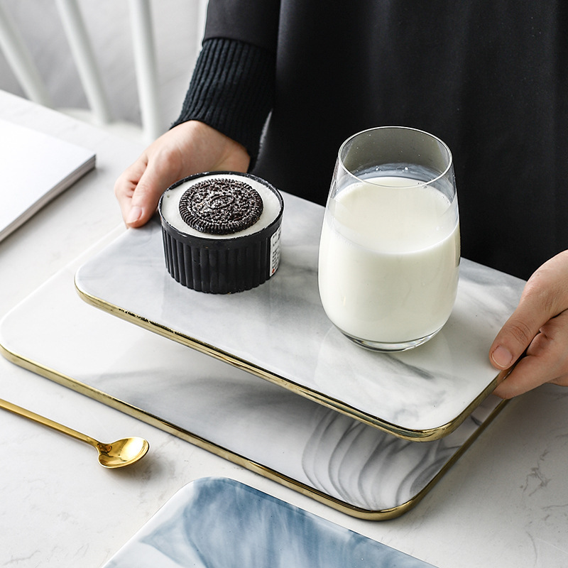 Tabla de cortar de cerámica de - Marble Serving Board reseña y precio