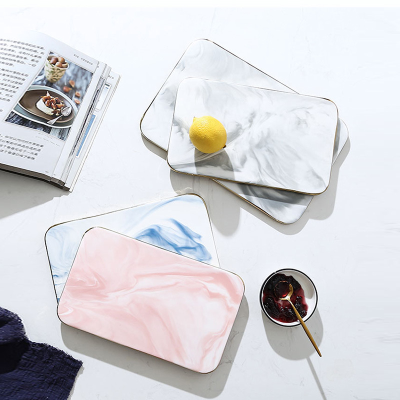 Tabla de cortar de cerámica de - Marble Serving Board reseña y precio