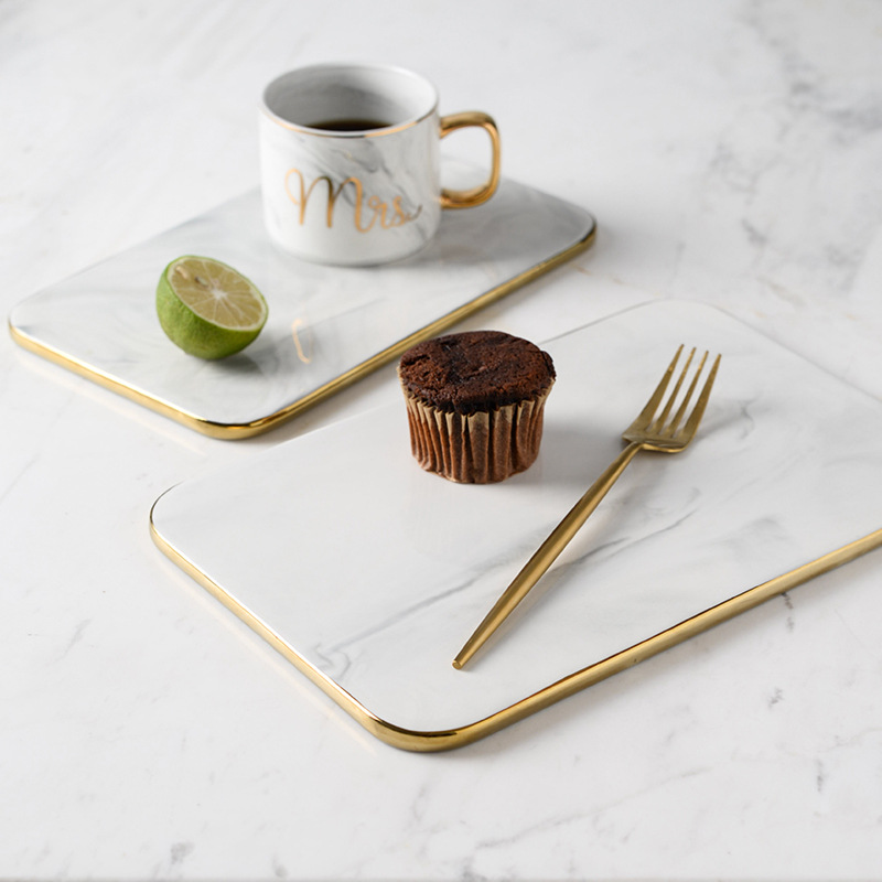 Tabla de cortar de cerámica de - Marble Serving Board reseña y precio
