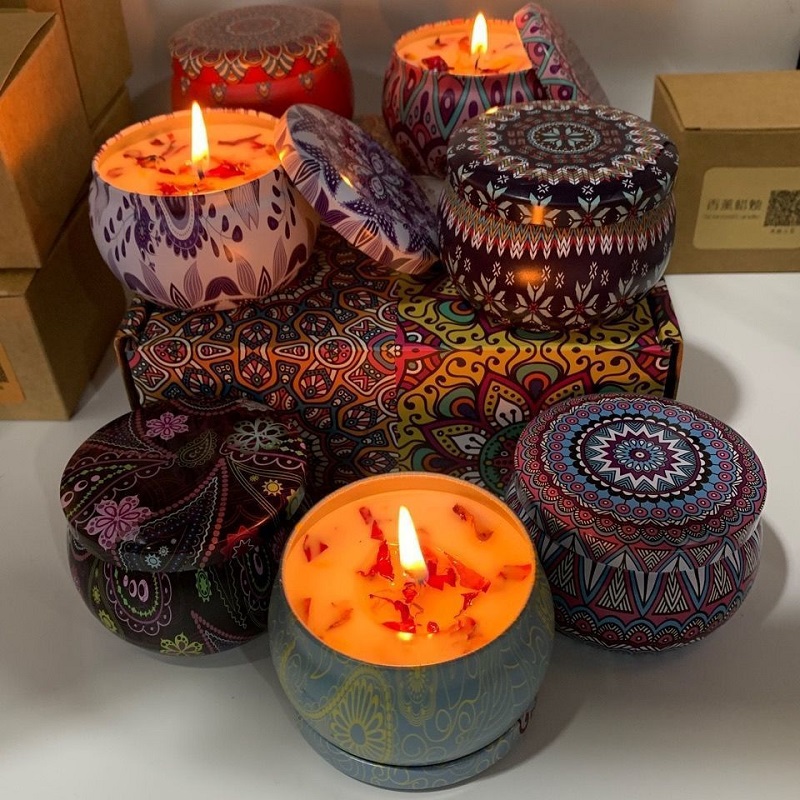 1/4PCS Velas Aromáticas Vintag - Scented Candle Luxury reseña y precio